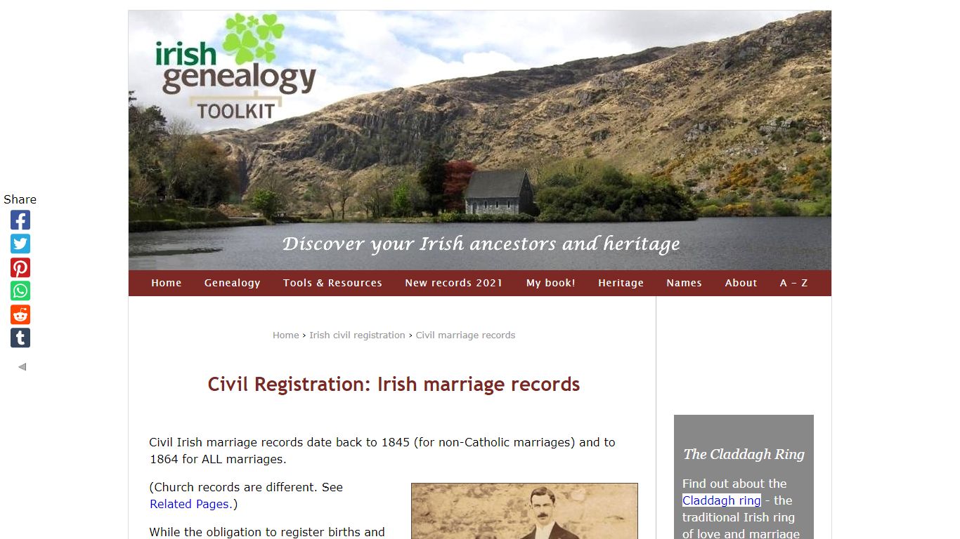 Irish marriage records - what they tell you and where to find them